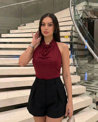 Blusa Celine vinotinto