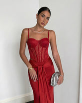 Corset Antonieta rojo