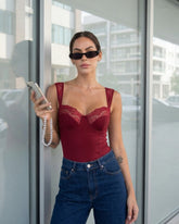 Body Mónaco vinotinto