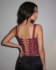 Corset Matilde vinotinto