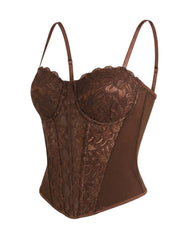 Corset Antonieta café