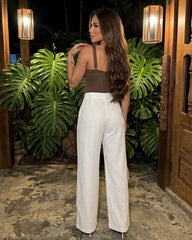 Pantalón Loretta marfil