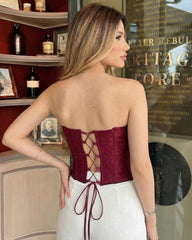 Corset Amore vinotinto