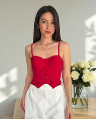 Corset Margot rojo