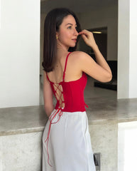 Corset Margot rojo