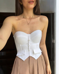 Corset Margot blanco