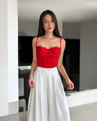 Corset Sevilla rojo