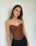 Corset Amore café