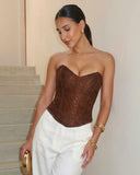 Corset Amore café