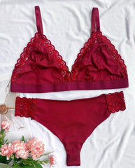 Bralette Mar vinotinto